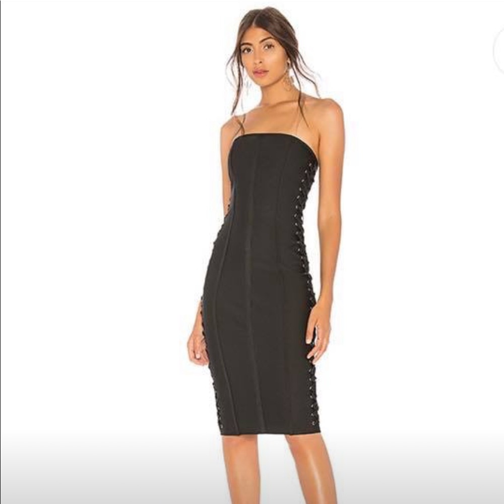 Revolve by the way Black bandage dress